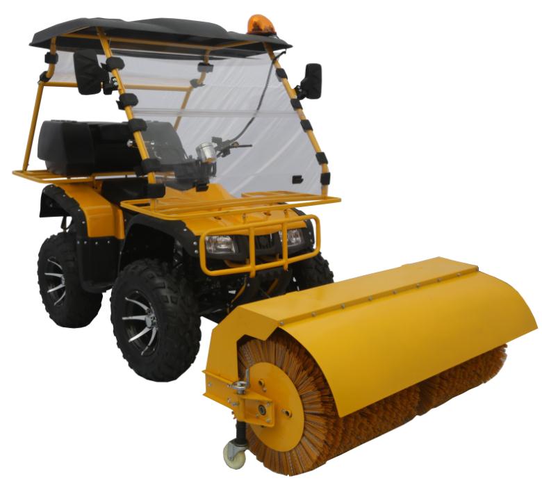 多功能小型驾驶式扫雪机